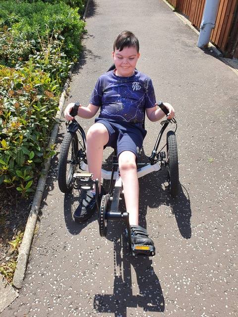 Young Fife athlete staying home and staying active