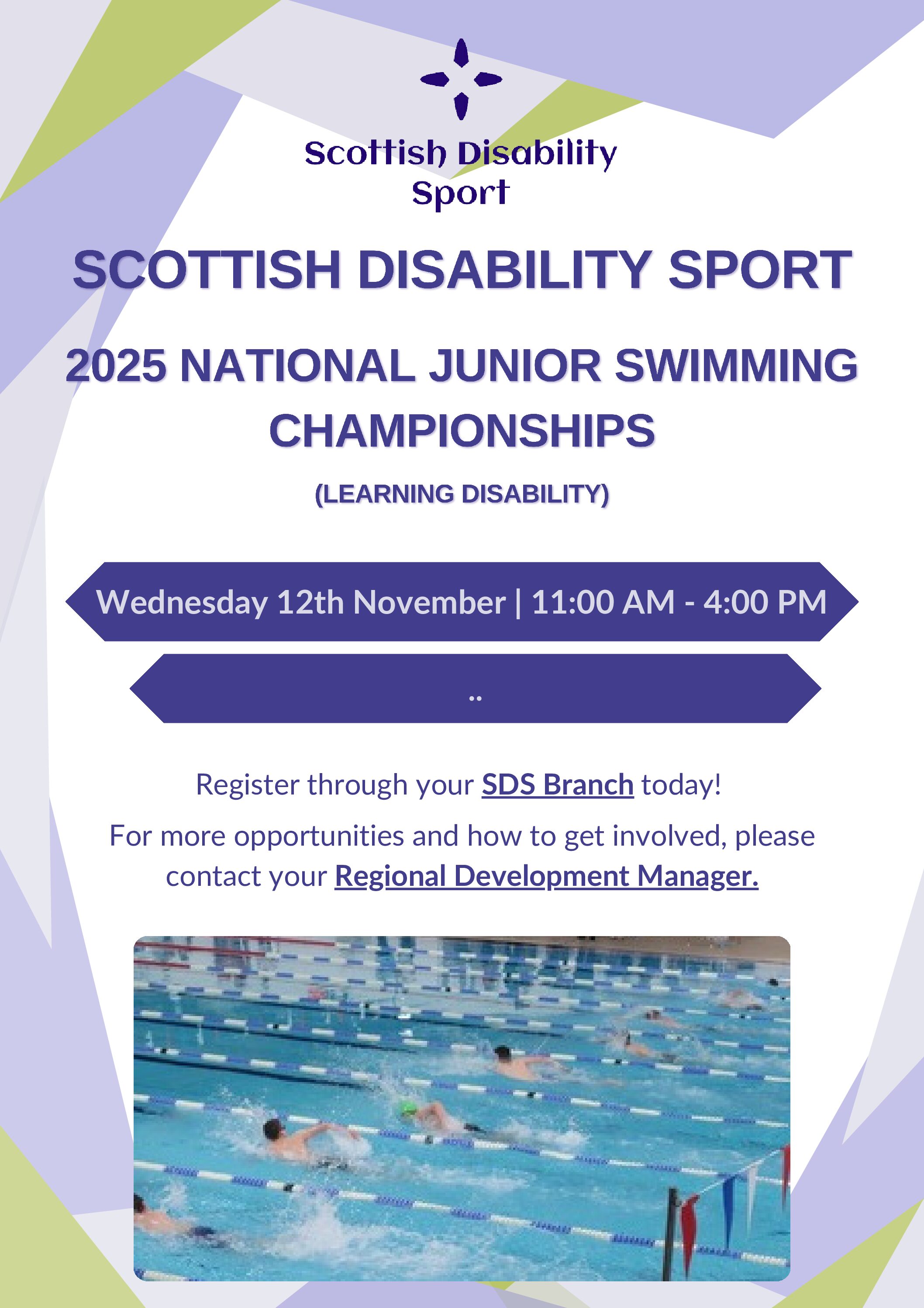 National Junior Swim Championships  (Learning Disability) 