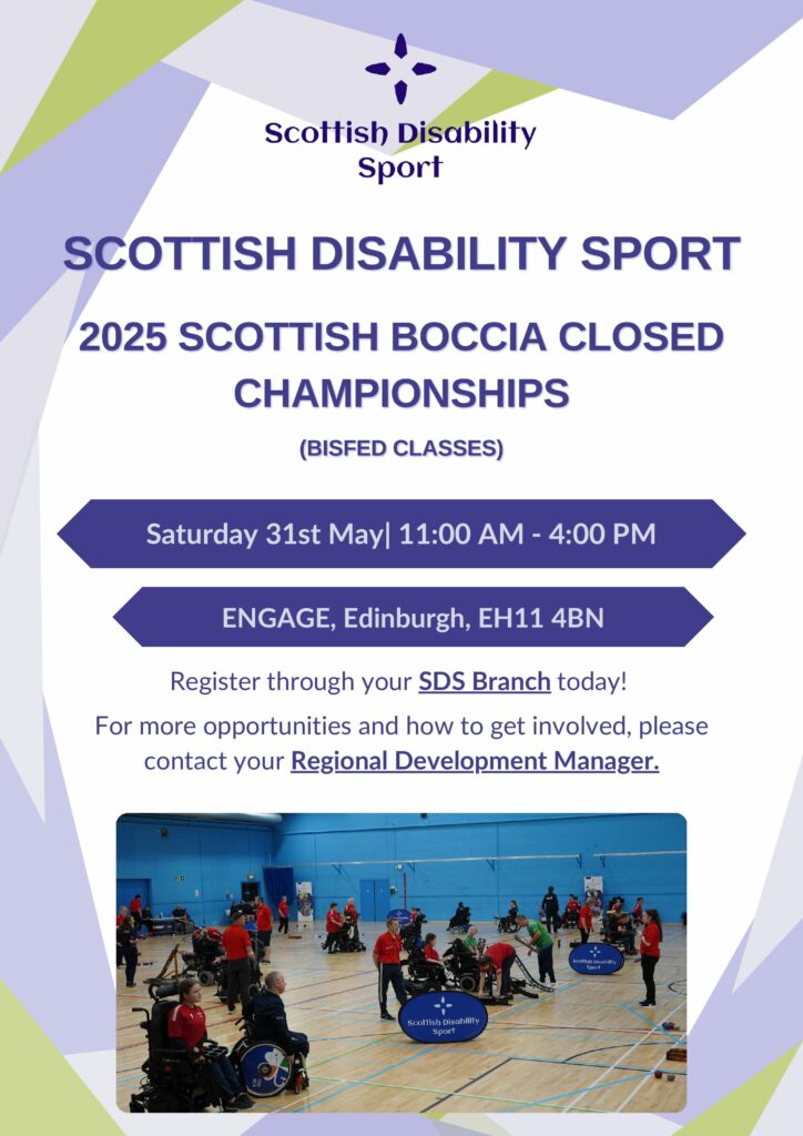 Scottish Boccia Closed Championships (BISFed Classes)